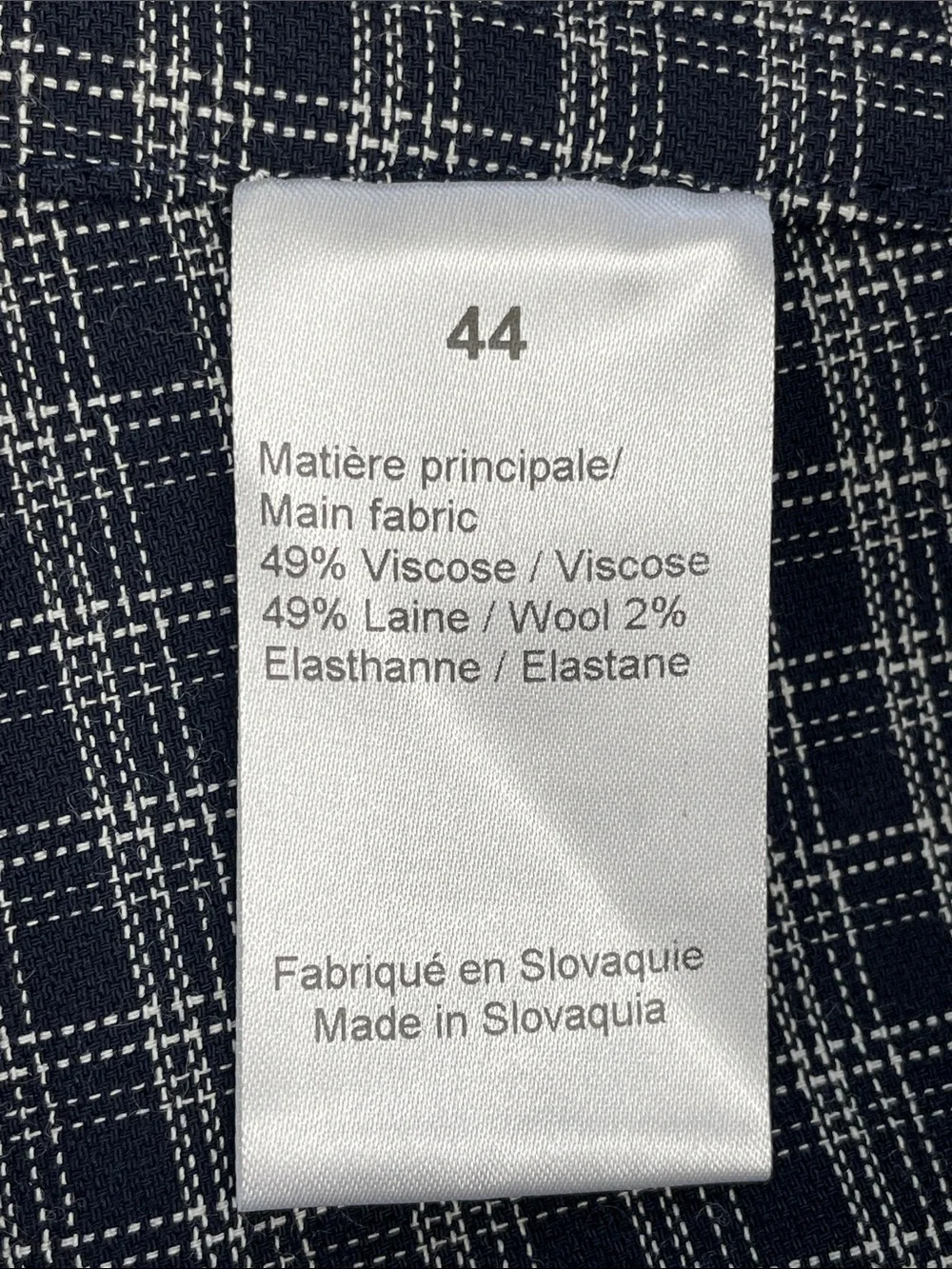 NWT Sonia Rykiel Check Plaid Mini Skirt with Flared Drop Waist Sz 44